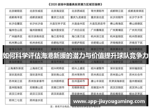如何科学评估海港新援的潜力与价值提升球队竞争力